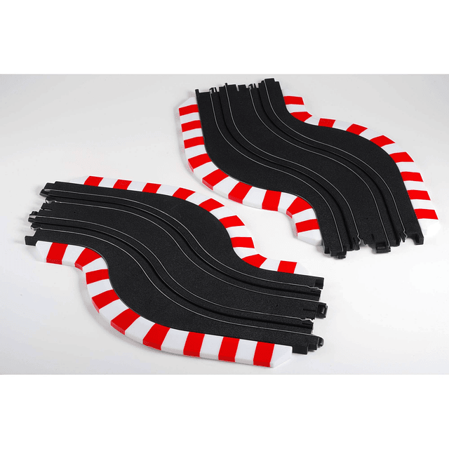 /Racemasters Slot Track Chicane Set L&R 70617 HO Pista de ca