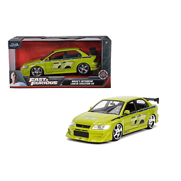 Fast & Furious 1:32 Brian's 2002 Mitsubishi Lancer Evo Coche