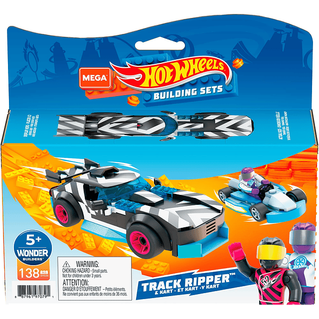 Mega Construx Track Ripper and Kart Construction Set, juguet