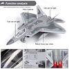 Juguete de avión F22, juguete de avión de combate para niños