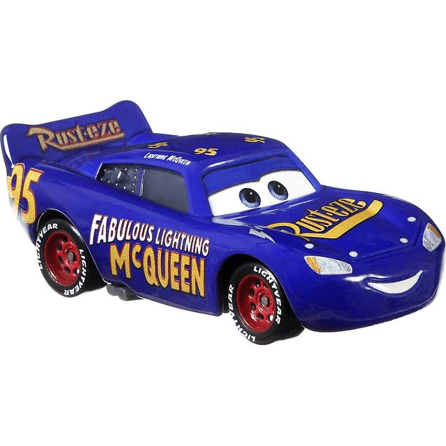 Fabulous Lighting McQueen, miniatura, juguetes coleccionable