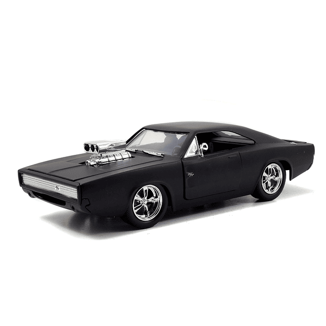 Jada 1:24 Rápido y Furioso - 1970 Dodge Charger Street Mat V