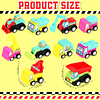 Juego de 20 mini coches de construcción, camión de vehículos