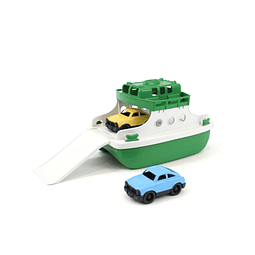 Ferry Verde/Blanco con Coches