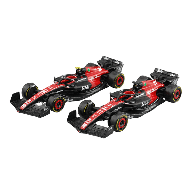 Bburago 1/43 Escala F1 Modelo Kits de Coche Juego de 2 2023