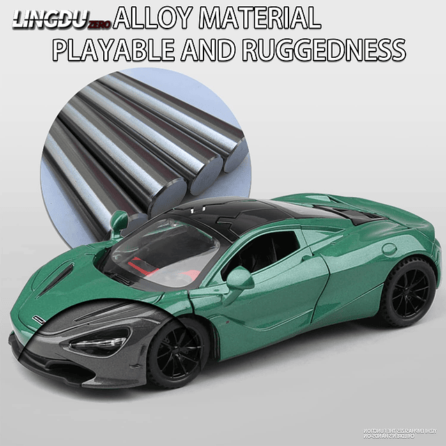 1:32 para MCLAREN 720s aleación de zinc modelo de coche fund