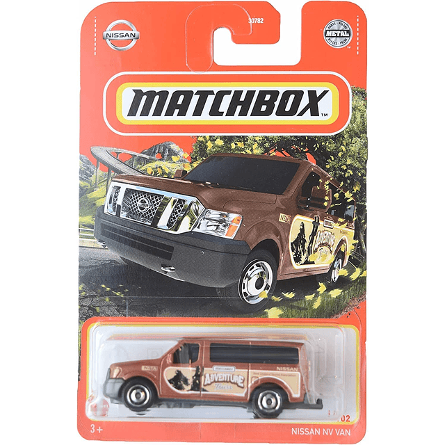 Caja de cerillas Nissan NV Van - Marrón 1/102