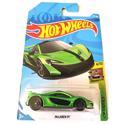 2018 50 Aniversario HW Exotics McLaren P1 317/365, Tarjeta l