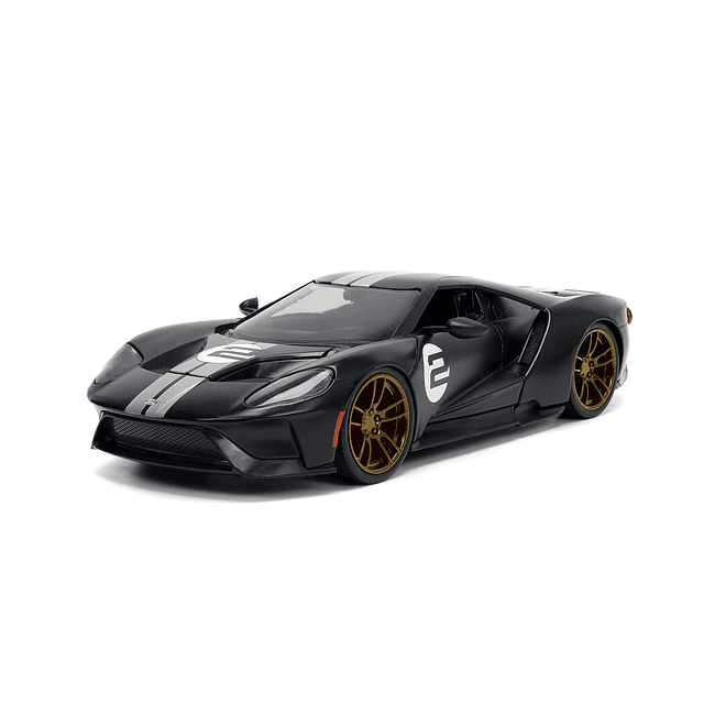 Big Time Muscle 1:24 2017 Ford GT Coche fundido a presión Ra