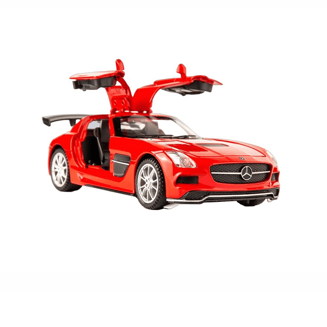 Aleación Coleccionable Rojo SLS AMG Vehículo de Juguete Mode