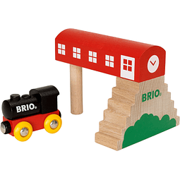 BRIO World - 33615 Estación Puente Clásico | Tren de juguete