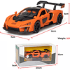 Aleación coleccionable naranja McLaren Senna modelo de coche