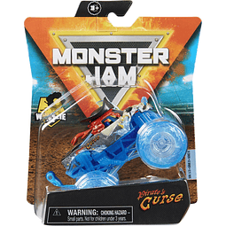 2021 Spin Master 1:64 Diecast Monster Truck con barra con ru