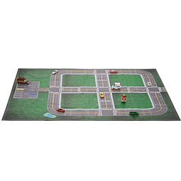 Drive N Learn Car Play Mat City Town and Parking Lot My Home