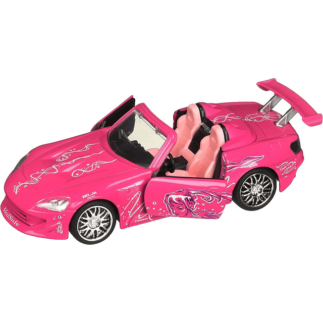 Jada 97610 Suki's S2000 Convertible Pink con gráficos Pelícu