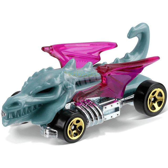 2017 Street Beasts Dragon Blaster (Dragon Car) 164/365, verd