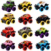 Juego de 12 autos extraíbles para niños de 3 a 6 años, huevo