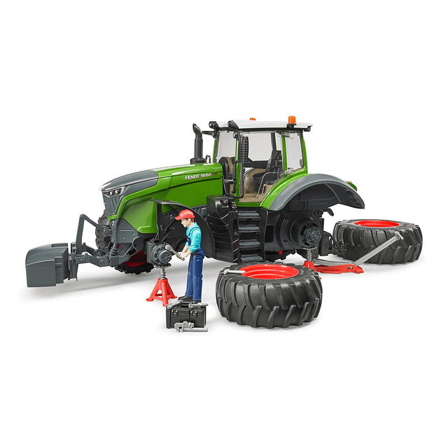 Fendt X 1000 con accesorios de reparación