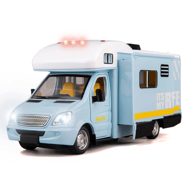 1/32 Toy Camper RV Autocaravana Juguetes para niños Niñas Mo