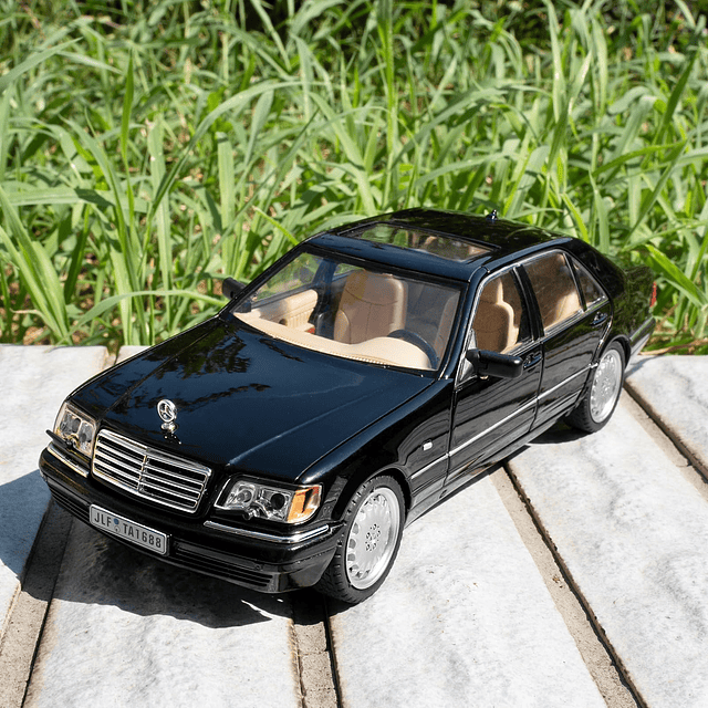 Compatible con modelo de coche Benz W140 S320 1:24, coche de