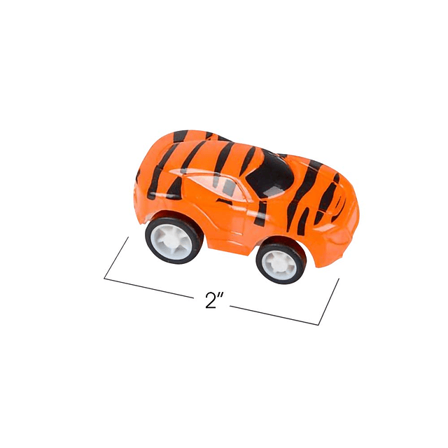 Mini coches de juguete Safari de 2 pulgadas, juego de 12, co