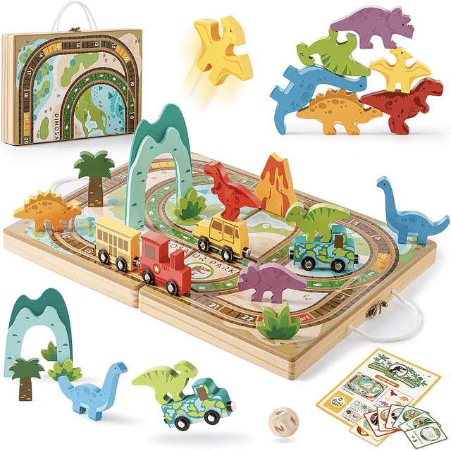 Train Set de juguetes para niños pequeños, juego de tren de