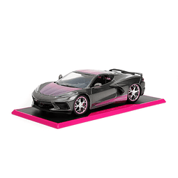 Pink Slips 1:24 W2 2020 Chevy Corvette Stingray Coche fundid