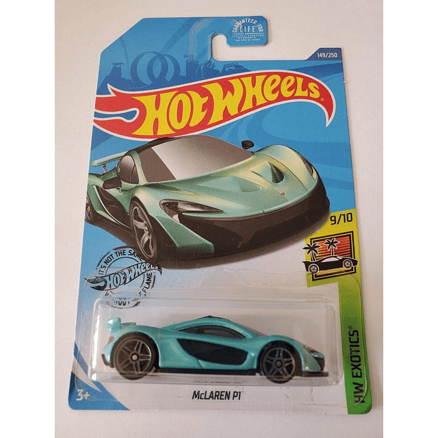 Hot Wheels 2020 Hw Exotics McLaren P1, verde azulado 149/250