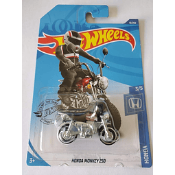 Hot Wheels 2020 Honda Monkey Z50, 10/250 Rojo oscuro