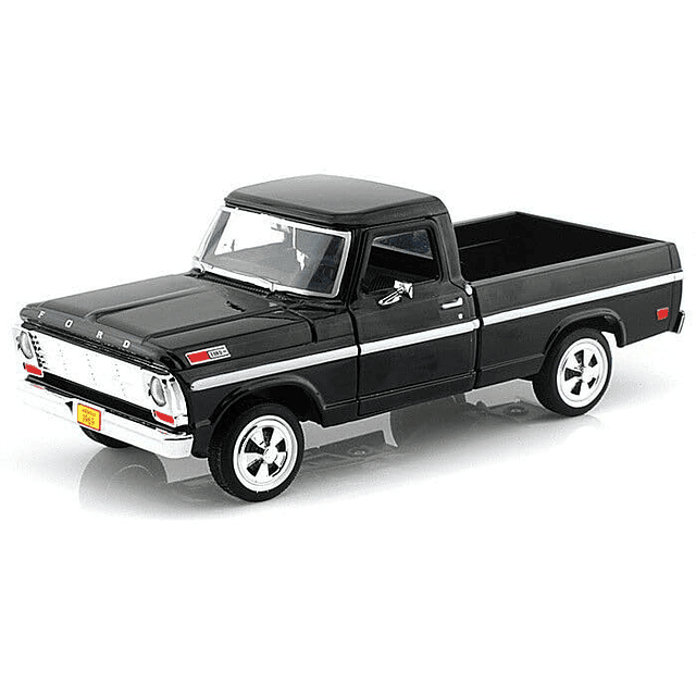 Camioneta pickup F-100 de 1969, modelo de coche fundido a pr