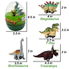 Huevo de Pascua precargado con juguetes de dinosaurio para c