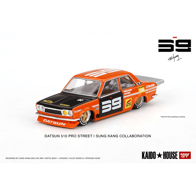 Mini GT x Kaido House 1:64 Datsun 510 Pro Street SK510 Naran