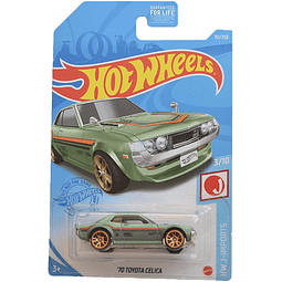 Hotwheels '70 Toyota Celica, J Importaciones 3/10