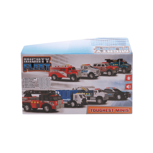 Toughest Minis 5" Fire Chief SUV Toy con luces y sonidos, di