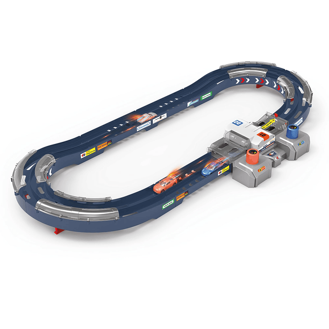 Juego de pistas de carreras para 2 jugadores - Pista acciona