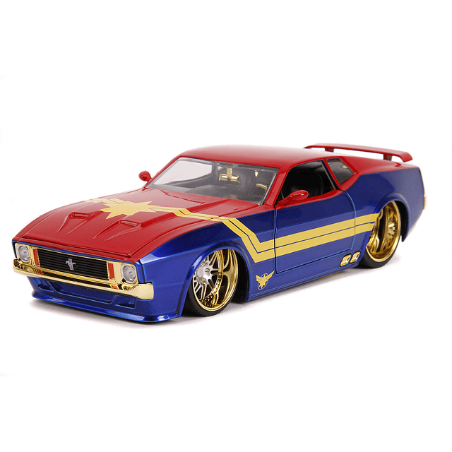 Jada 1:24 Diecast 1973 Ford Mustang Mach 1 con figura del Ca