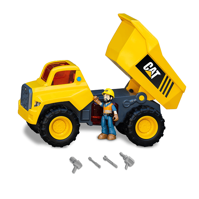 Construction Toys, Power Action Crew Camión volquete de 12 p