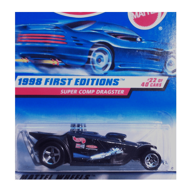 Super COMP Dragster Black 1998 Primeras Ediciones Serie #22