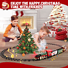 Juego de tren para árbol de Navidad, juguetes para niños, tr