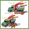 Big Tow Truck Toys con grúa para niños de 4 a 7 años, camión