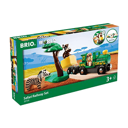 World - 33720 Safari Railway Set - Imaginativo tren de jugue