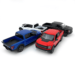 SetOf4 2022 FORD F-150 RAPTOR 5" 1:46 Escala Die Cast Modelo