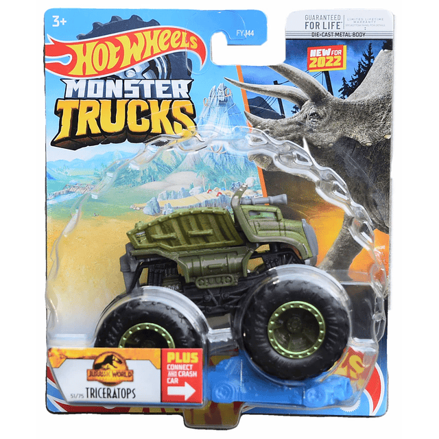 Monster Trucks Triceratops - Plus Conecta y Crash Car 51/75