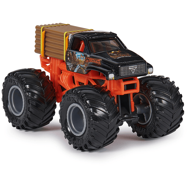 , Oficial Lumberjack Vs. Axe Die-Cast Monster Trucks, escala