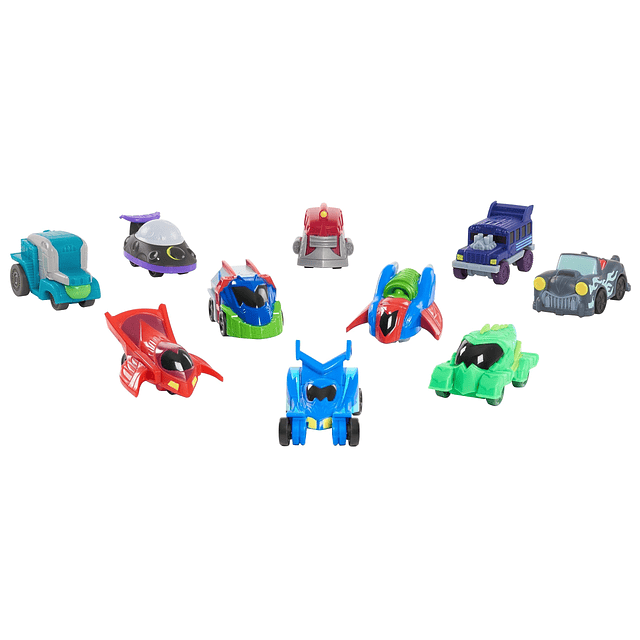 Night Time Micros Deluxe Vehicle Set, juguetes para niños a