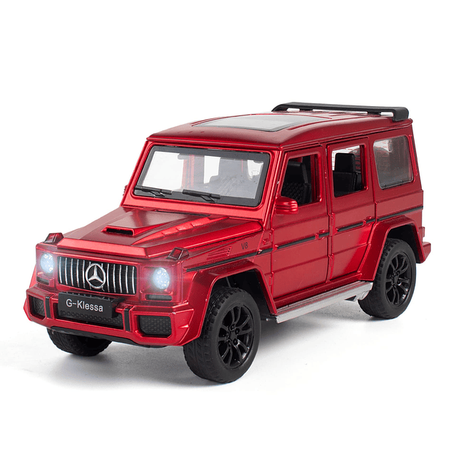 Aleación Coleccionable Rojo Benz G63 AMG Vehículo de Juguete