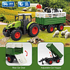 Tractor para niños, juego de granja de juguete, tractor de c