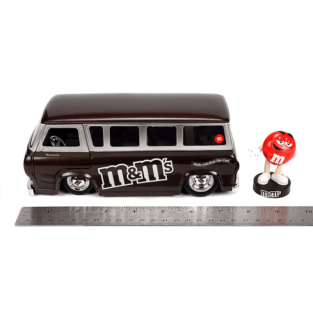 M&M's 1:24 1965 Ford Econoline Coche fundido a presión con f