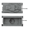 BMC CTS WW2 Tanque Alemán Panzer IV - Gris 1:38 Vehículo Mil