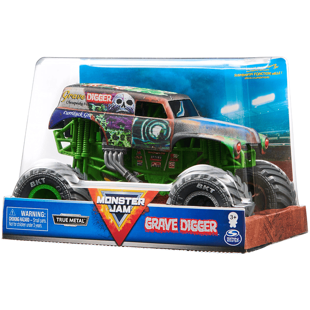 , Camión Monstruo Oficial Grave Digger, Vehículo Coleccionis